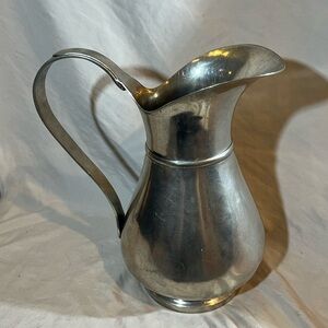 Arte Italica Pewter Pitcher Made in Italy 11.5” Tall